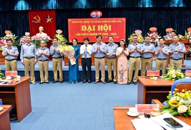 Đại hội Đảng bộ Cảng vụ hàng không miền Bắc lần thứ IV,  nhiệm kỳ 2020-2025 thành công tốt đẹp - dấu mốc những ngày không quên